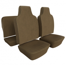 1970-1972 VW Type 3 Squareback Seat Upholstery - Front & Rear - Tweed Cloth