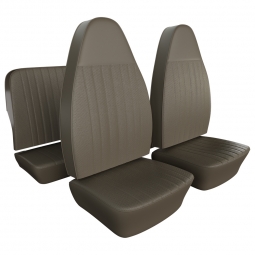 1973-1974 VW Type 3 Squareback Seat Upholstery - Front & Rear - Basketweave Vinyl