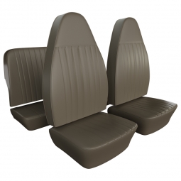 1973-1974 VW Type 3 Squareback Seat Upholstery - Front & Rear - Smooth Vinyl