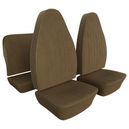 1973-1974 VW Type 3 Squareback Seat Upholstery - Front & Rear - Tweed Cloth