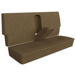 1973-1974 VW Type 3 Fastback & Notchback Seat Upholstery - Rear Only - With Armrest - Tweed Cloth