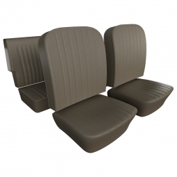 1965-1967 VW Type 3 Fastback & Notchback Seat Upholstery - Front & Rear - No Rear Armrest - Basketwe