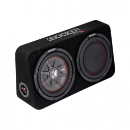 Kicker Comp RT Single Low Profile Subwoofer Enclosure - 10" - 2 Ohm