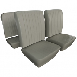 1966 VW Bug OEM Seat Upholstery - Front & Rear - Off-White - Sedan & Sunroof