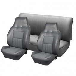 1970-1972 VW Beetle & Super Beetle Sport Contoured Seat Upholstery Seat - Front & Rear - Vinyl