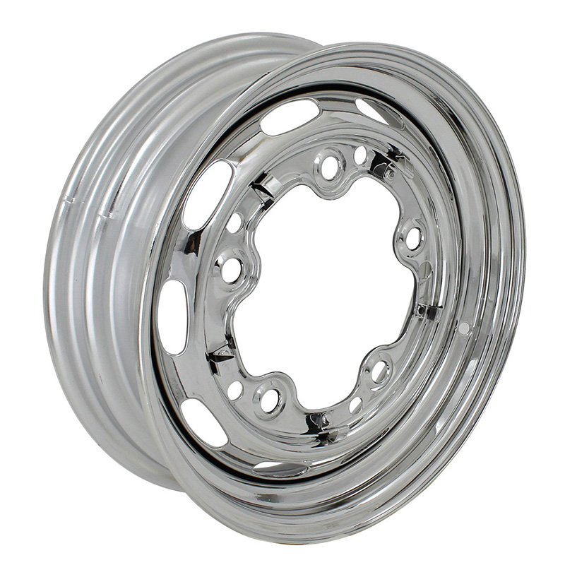 VW 5 Lug Wheel, Chrome with Slots 5x205 15x5.5