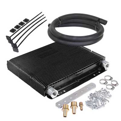 EMPI Universal Transmission Fluid Cooler - 72 Plates - Complete Kit