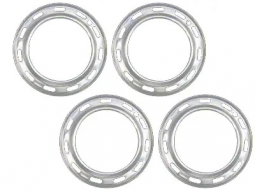 EMPI VW Beauty Rings - Aluminum - 4 Pieces - 1954-65 Beetle - 1956-65 Ghia - 1962-65 Type 3