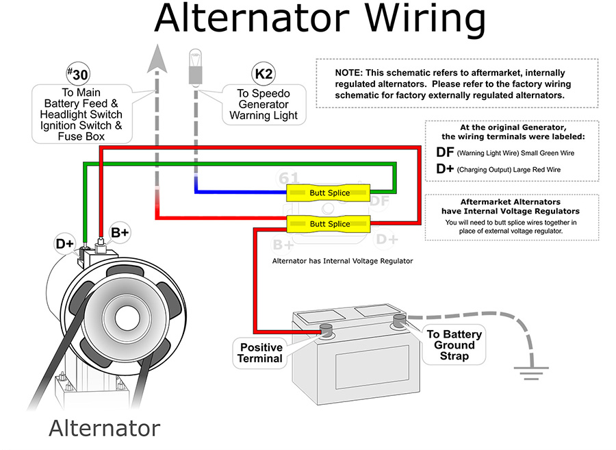 toyota 3 wire alternator wiring diagram