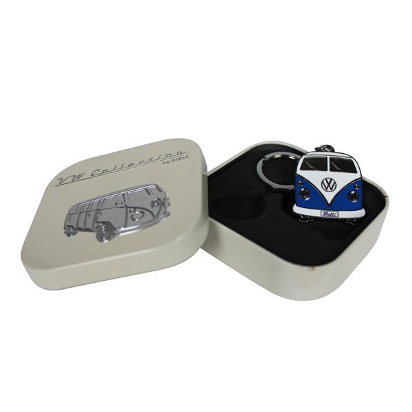 VW Bus Key Ring, Blue and White: VW Parts | JBugs.com