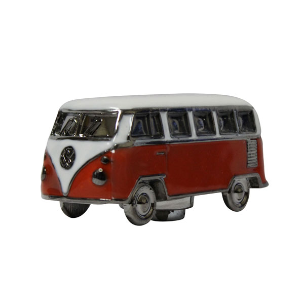 DRBUMT11 - VW Bus 3D Model Magnet - Red