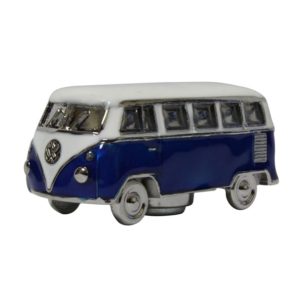 DRBUMT12 - VW Bus 3D Model Magnet - Blue