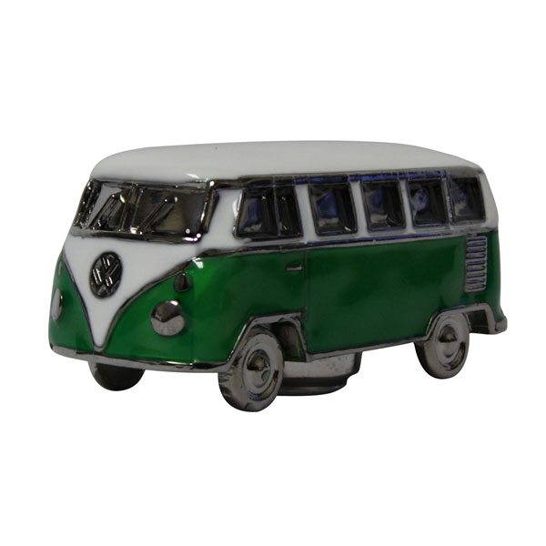 DRBUMT13 - VW Bus 3D Model Magnet - Green