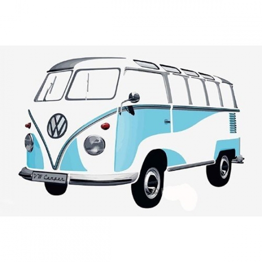 Vw Bus Wall Decal Drbuwt03