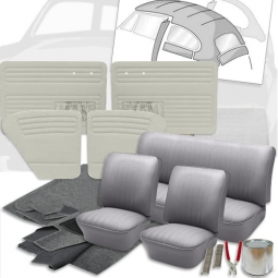 1965-1966 VW Beetle Sedan Velour Cloth Interior Kit