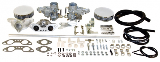VW Carburetor Kit - Weber 34 ICT - 1700-2000CC T2/T4 w/ Air Cleaners