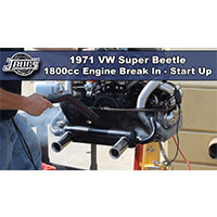 VW Super Beetle Engine Start Up