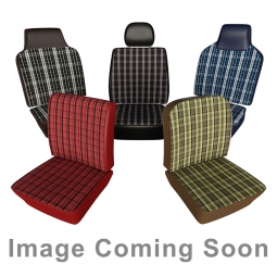 1980-1984 VW Vanagon Seat Upholstery - 3/4" Middle Bench - Plaid 2-Tone