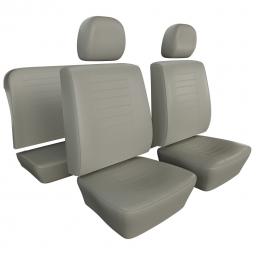 1977-1978 VW Beetle & Super Beetle Seat Upholstery - Front & Rear - Smooth Vinyl