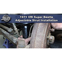 VW Super Beetle Adjustable Strut Installation