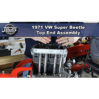 VW Super Beetle Engine Top End Assembly