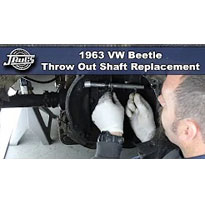 VW Beetle Throw Out Shaft Replacement