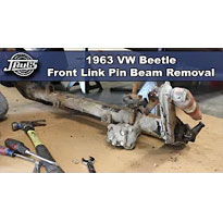 VW Beetle Front Link Pin Beam Removal