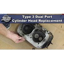 VW Type 3 Dual Port Cylinder Head Replacement