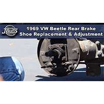 VW Beetle Rear Brake Shoe Replacement