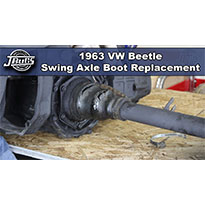 VW Beetle Swing Axle Boot Replacement
