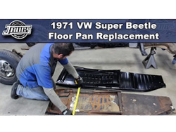 1971 VW Super Beetle - Floor Pan Replacement