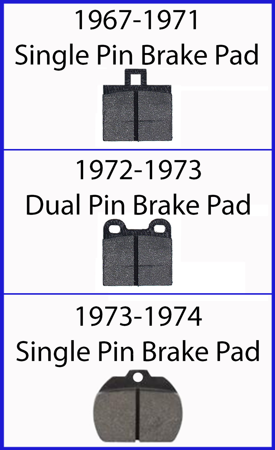 Karmann Ghia Disc Brake Pads