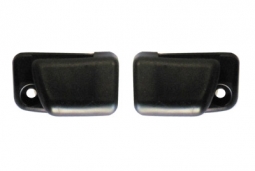 VW Sun Visors Clips - Pair - Black - Late Style