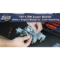 VW Super Beetle Carburetor Rejetting