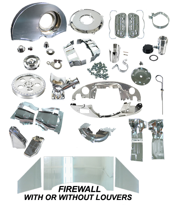 VW Super Engine Chrome Kit - Select Options: VW Parts | JBugs.com