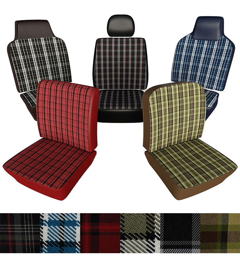 TMI Plaid Interior Upholstery