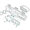 1971-72 Super Beetle Dashboard Parts Diagrams