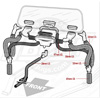 Fresh Air Vent & Defroster Hoses for Beetles Front End