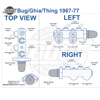 VW Master Cylinder Diagrams - All Models