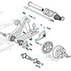 Swing Axle Parts Diagram