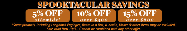 Spooktacular Savings. Valid through 10-31-2024.