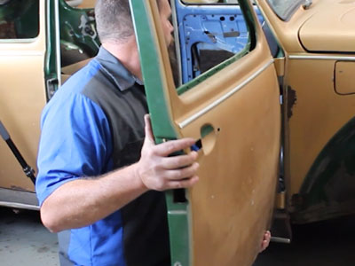 Removing VW Beetle Doors.